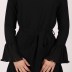 Robe longue de flamenco Famelin - noir
