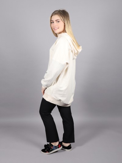 Pull à torsades épaisse Soul beige 