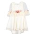 Robe à dentelle Monita - crème