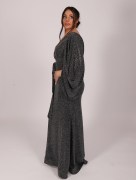 Robe élégante à strass - gris