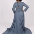Robe chic à strass - bleu