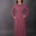 Robes longue classique Uzunlar - rose