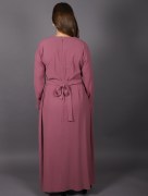 Robes longue classique Uzunlar - rose