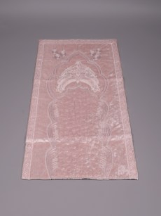 Tapis de prière velours à motif - rose 