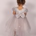Robe de soirée dentelle Monita - gris