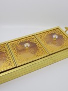 Boite de rangement Décoratif - doré