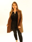 Veste suédine Loreen - marron
