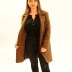 Veste suédine Loreen - marron