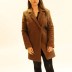 Veste suédine Loreen - marron