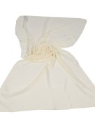 Châle jacquard - crème