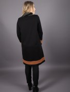 Tunique à col roulé avec effet cuir marron Kemal aydin
