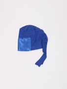 Bonnet satin - bleu foncé