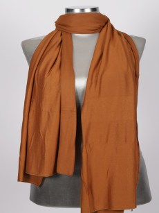 Peigné châle - orange brique
