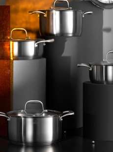Batterie de cuisine de 8 pièces Karaca Kyoto PowerSteel Pro en acier 316