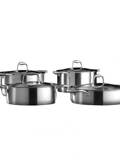 Batterie de cuisine de 8 pièces Karaca Kyoto PowerSteel Pro en acier 316