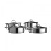 Batterie de cuisine de 8 pièces Karaca Kyoto PowerSteel Pro en acier 316