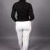 Pantalon à taille élastique Soul - blanc