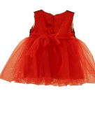 Robe à paillette et perle - rouge 