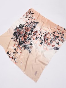 Foulard imprimé Piramit - crème