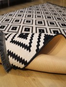 Tapis 80X300cm Rixos lavable antidérapant crème X-00006
