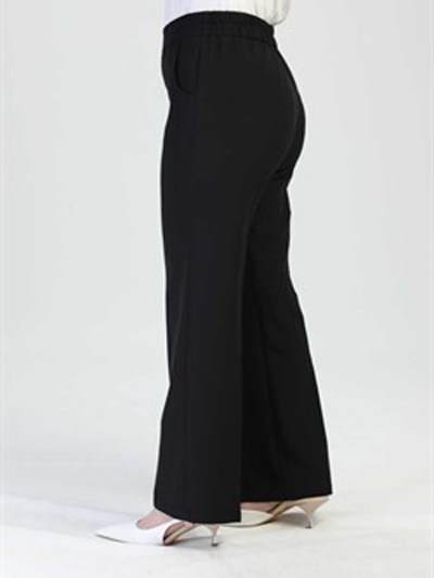 Pantalon poche simple -Noir