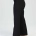 Pantalon poche simple -Noir