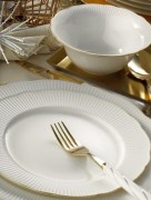 Service à table Kutahya Porcelaine 24 pièces 2520 - doré