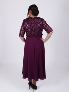 Robe longue à fleur See'line - violet