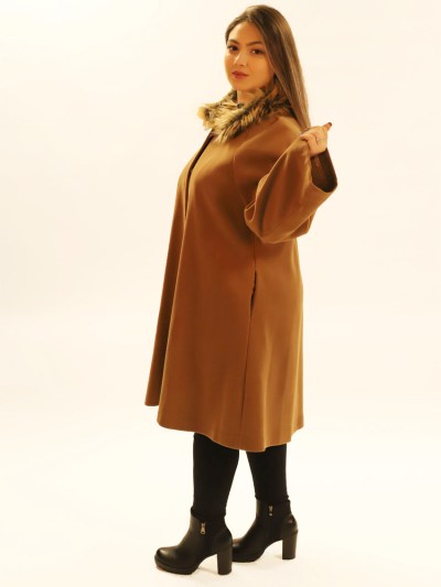 Veste simple Puane - marron