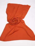 Châle jacquard - orange brique 