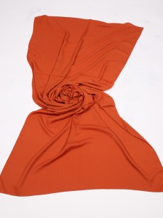 Châle jacquard - orange brique 