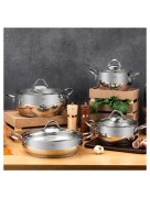 Batterie de cuisine en acier Tac Vitali 8 pièces 