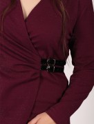 Robe courte blazer à paillette Actuel - violet