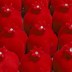 Boite de cadeau mariage velours henné  30 pièces  - rouge