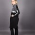 Tunique avec applique en cuir Kemal aydin - gris