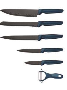 Ensemble de couteaux 6 pièces 6 pièces - bleu