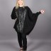 Gilet avec fermeture à strass noir Puane