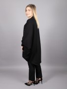 Gilet avec fermeture à strass noir Puane
