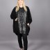 Gilet avec fermeture à strass noir Puane