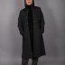 Manteau simple mi-long 5988 - gris