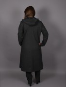 Manteau simple mi-long 5988 - gris