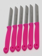 Couteaux dentelé 6 pièces Solingen - rose