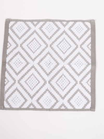 Lot de 3 serviettes invités ipekce vert losange 