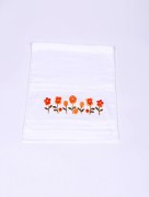 Serviette à motif marguerite orange