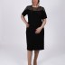 Robe mi longue originale Dans - noir