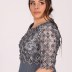 Robe longue à fleur See'line - gris