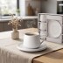 Ensemble à Café en Porcelaine "Bellon White" (12 Pièces) - Bricard Porcelain