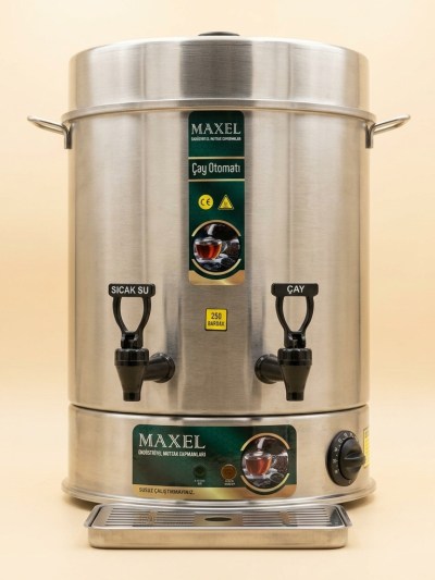 Machine à Thé Électrique Professionnelle en Inox 250 Tasses - Maxel