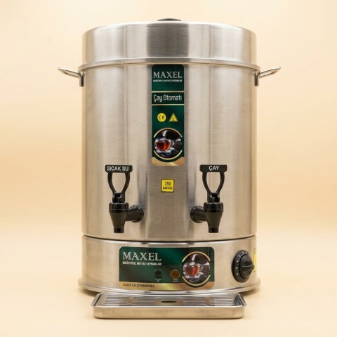 Machine à Thé Électrique Professionnelle en Inox 250 Tasses - Maxel