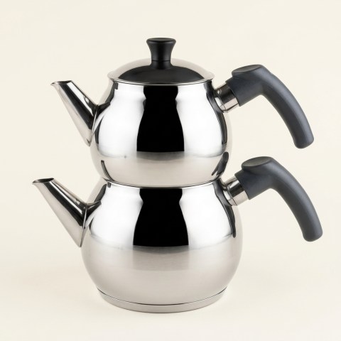 Théière Turque en Inox Weissberg Züleyha - Çaydanlık - Mini
